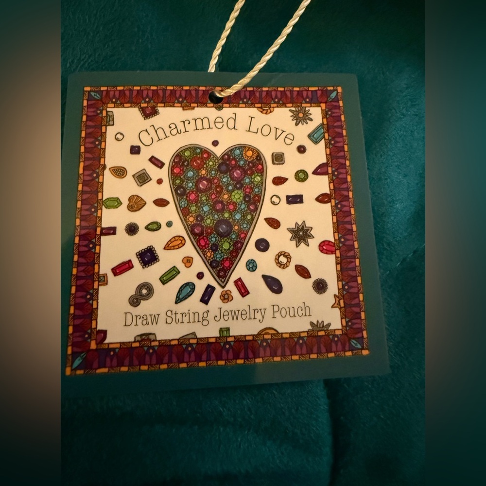 Brighton Charmed Love Drawstring Jewelry Pouch - Picture 4 of 5